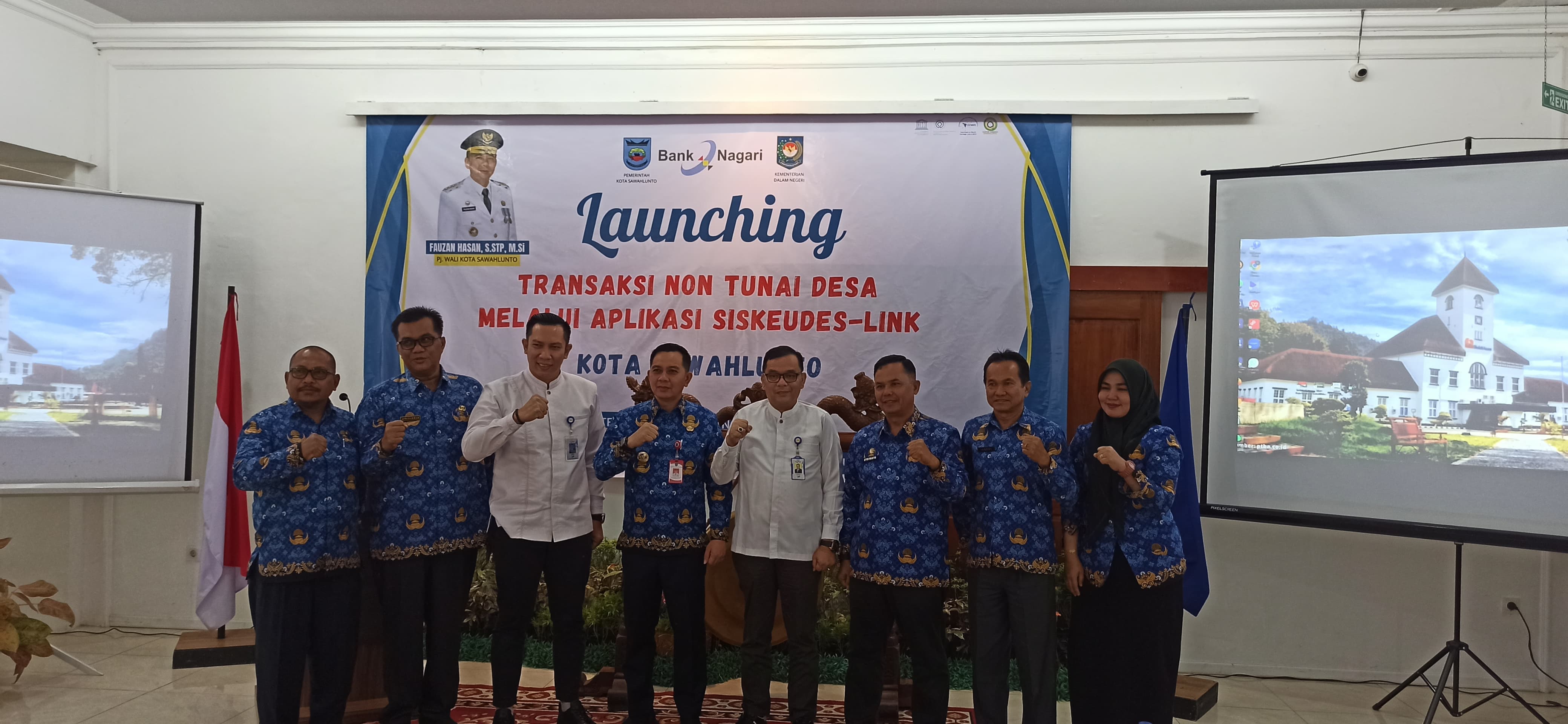 Launching Transaksi Non Tunai Desa melalui Aplikasi Sikeudes-Link