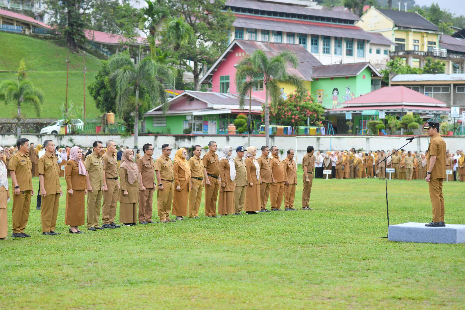 Apel Gabungan Pemko Sawahlunto setelah Cuti  Lebaran 1446H