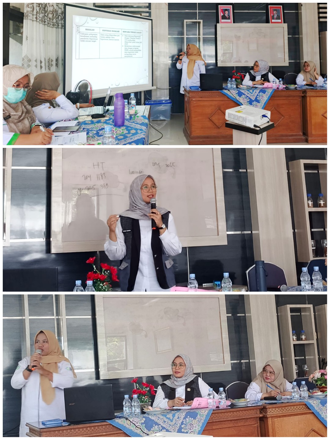 Demi Meningkatkan Kualitas Layanan, Dinkes P2KB Sawahlunto Meninjau Kinerja Pelayanan UPTD Puskesmas Kolok dalam Rapat Monev