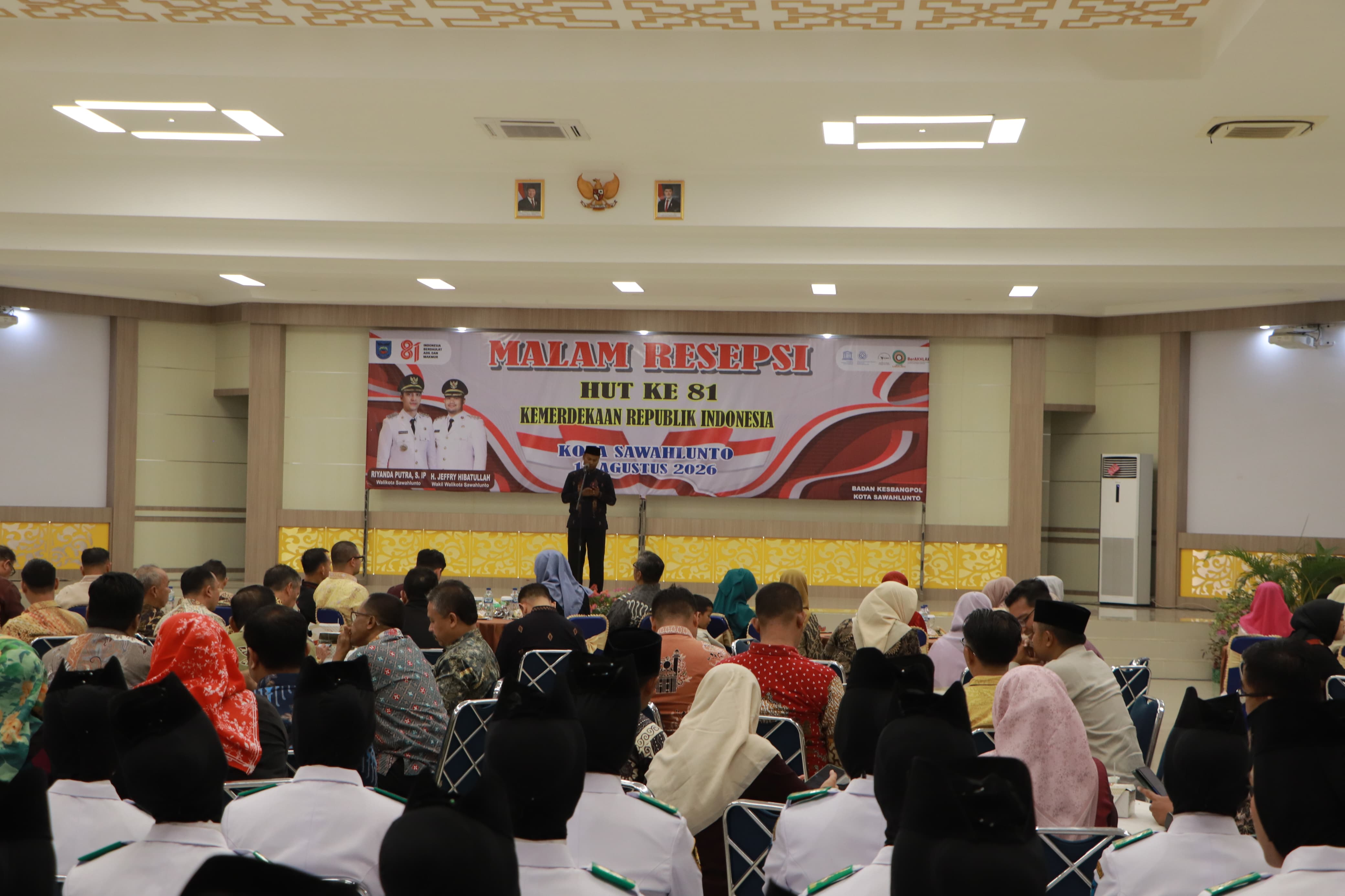 Malam Resepsi Kemerdekaan RI Kota Sawahlunto JadinJang Apresiasi Paskibraka