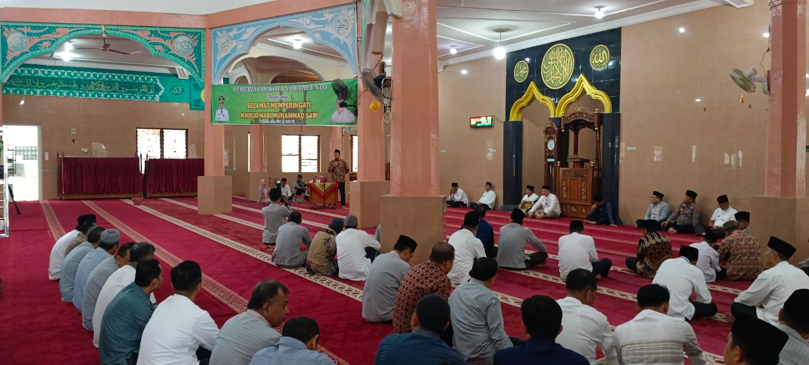 Pj. Wali Kota Sawahlunto Zefnihan Hadiri Maulid Nabi Muhammad SAW 1445 H