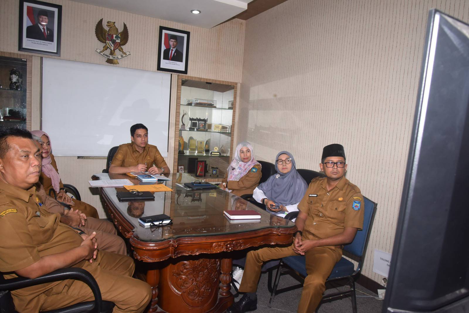 Wali Kota Sawahlunto Riyanda Putra ikuti rapat koordinasi penanganan inflasi bersama Kementerian Dalam Negeri