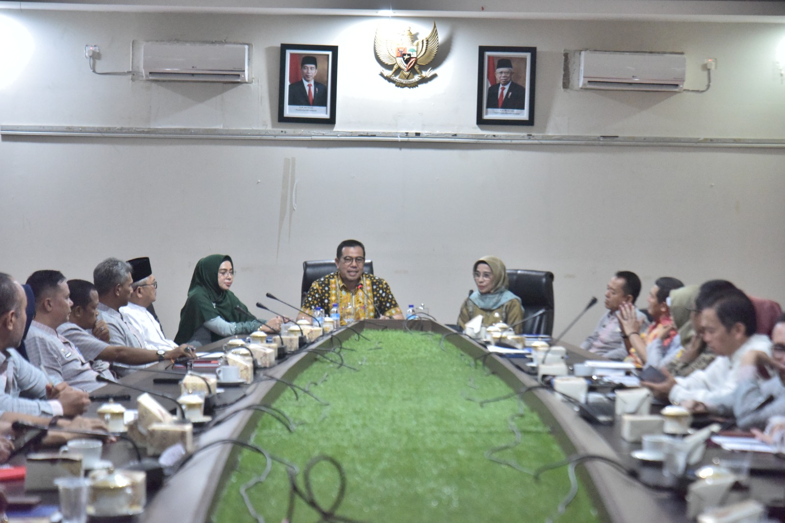 Pj Walikota Sawahlunto Zefnihan mengadakan pertemuan pertama dengan jajaran perangkat daerah