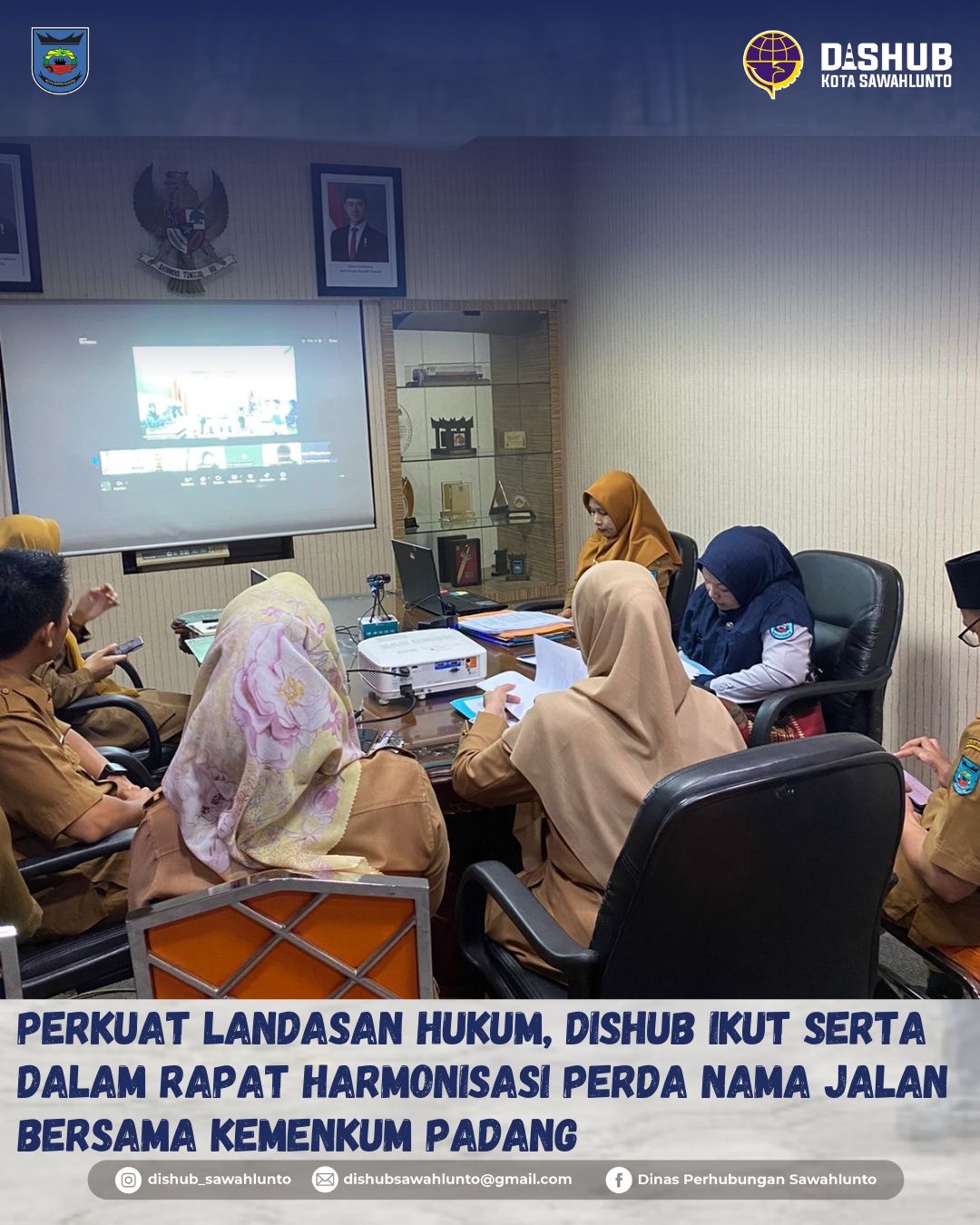 Diahub Ikut Serta Dalam Rapat Harmonisasi Perda Nama Jalan