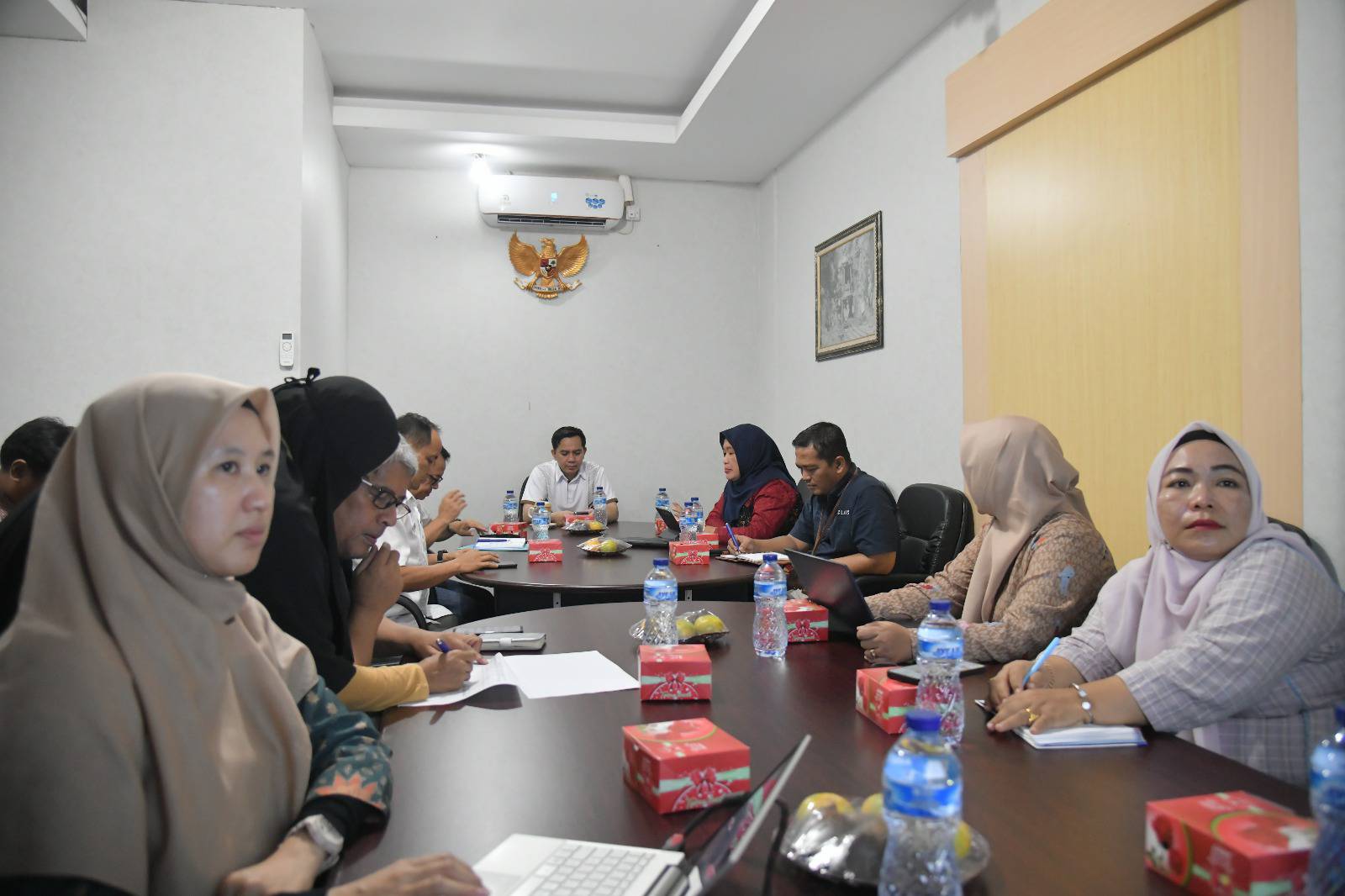 Audiensi dengan jajaran pimpinan BKKN Kanwil Sumatera Barat