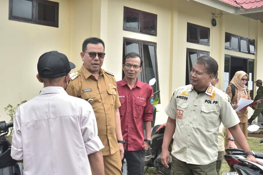 Pj Walikota Zefnihan pantau langsung TPS di Kec. Barangin