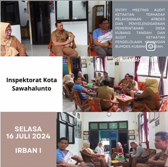 ENTRY MEETING AUDIT KETAATAN DESA KUBANG TANGAH