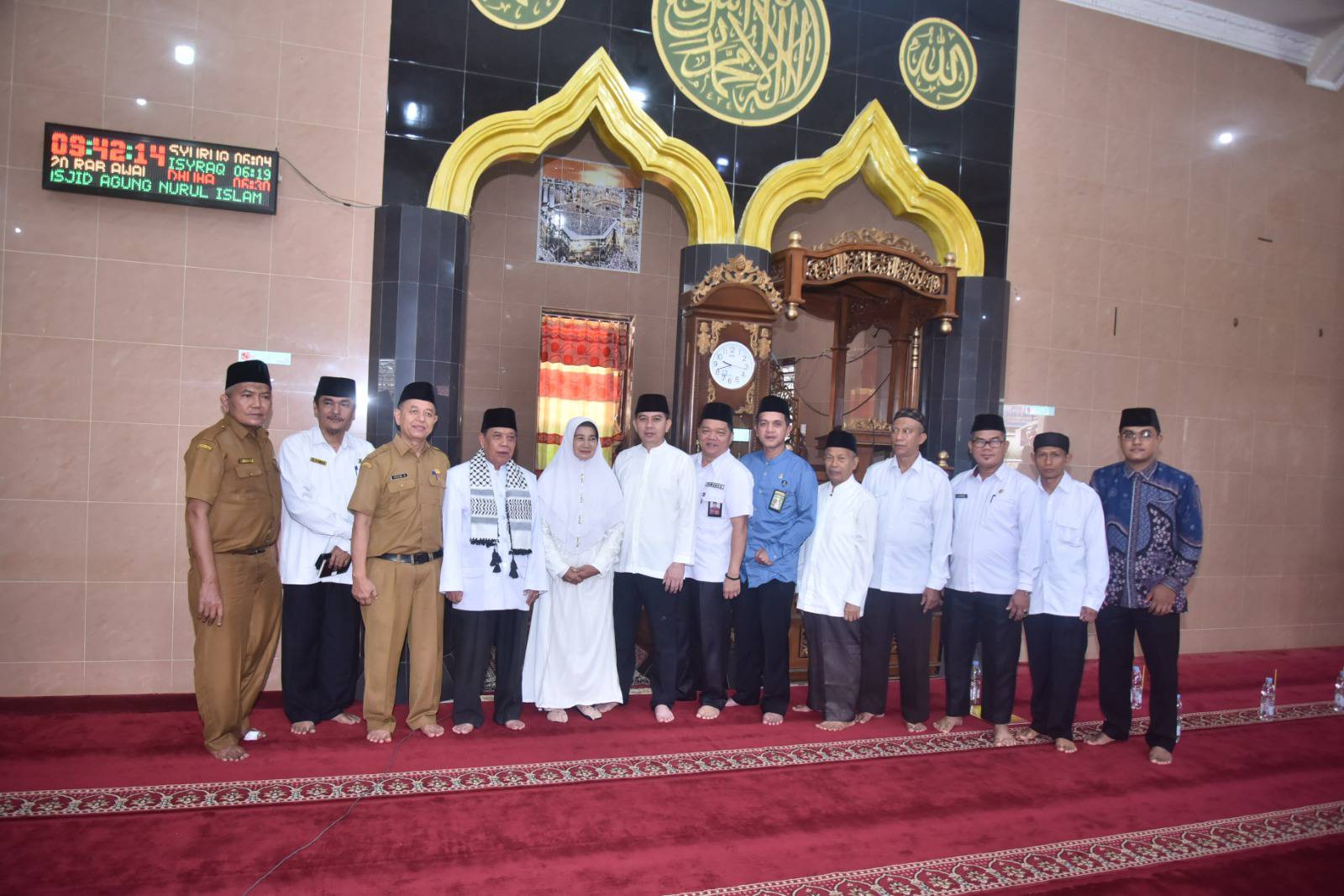 Wirid gabungan Pemko Sawahlunto dalam rangka memperingati maulid Nabi Muhammad SAW