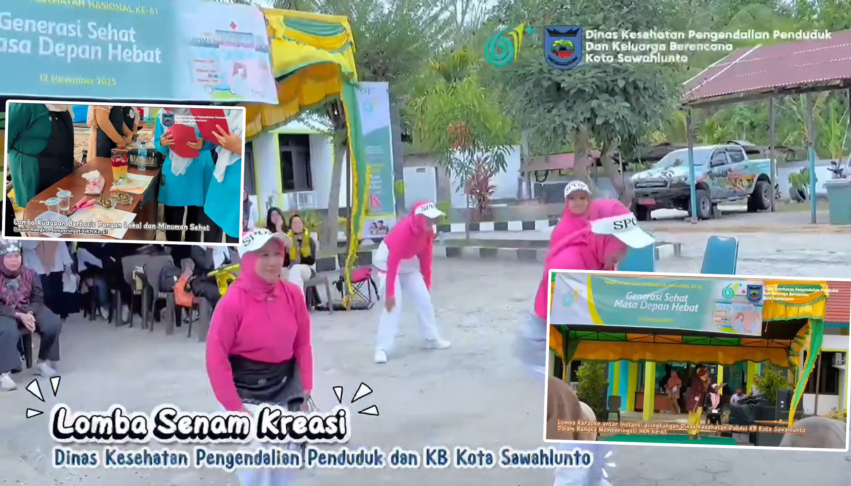 Semarak HKN ke-61, Dinkesdaldukkb Sawahlunto Gelar Rangkaian Lomba Ajang Silaturahmi Nakes: 'Generasi Sehat, Masa Depan Hebat'