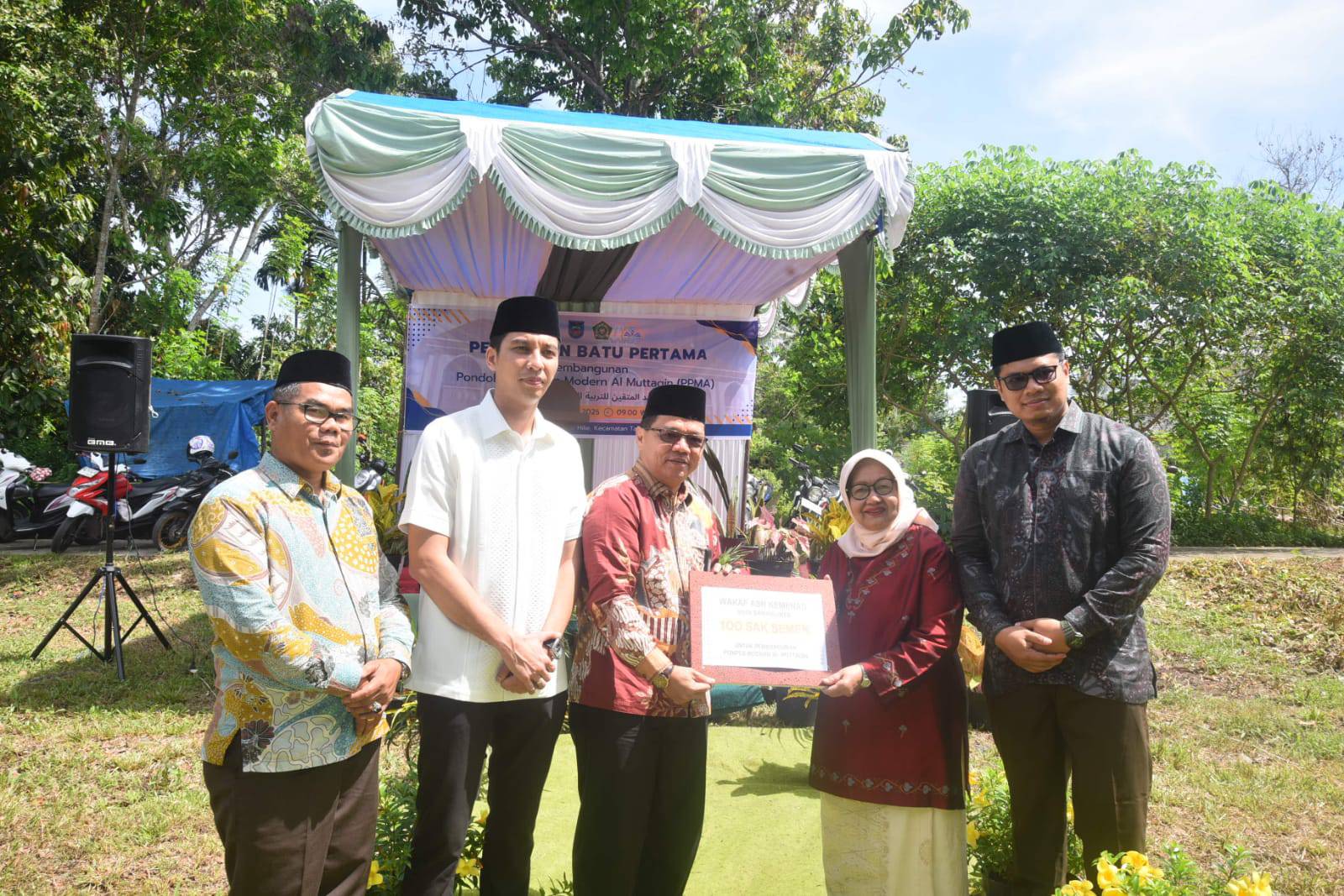 Wali Kota Sawahlunto Hadiri Peletakan Batu Pertama Pondok Pesantren Modern Al-Muttaqin