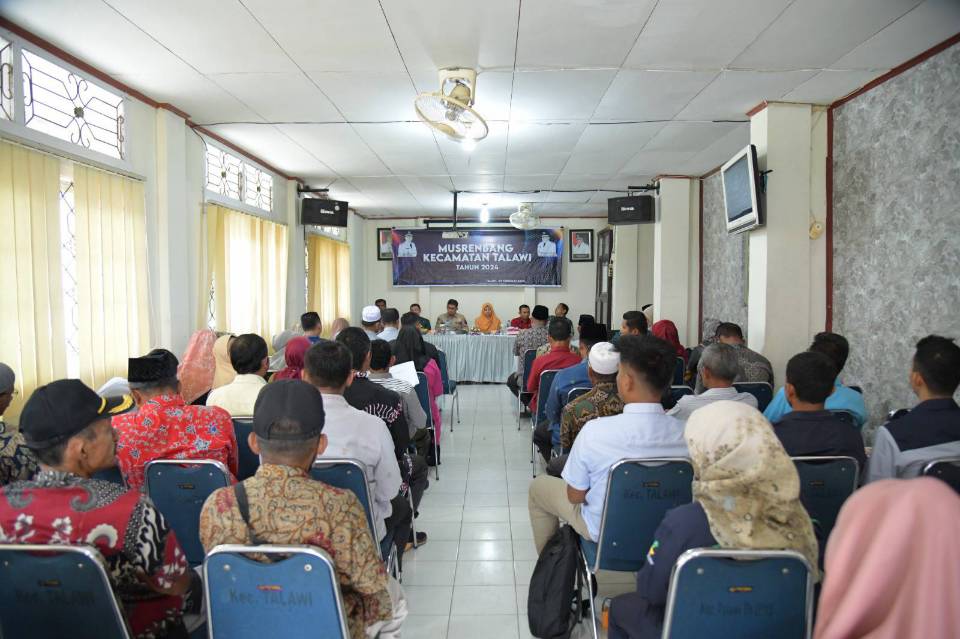 Wako Deri Asta Membuka Musyawarah Perencanaan Pembangunan (Musrenbang) Tingkat Kecamatan Talawi