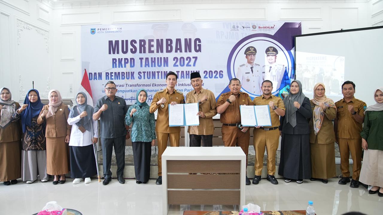 Wali Kota Sawahlunto Paparkan Program Prioritas 2027 dan Strategi Penurunan Stunting
