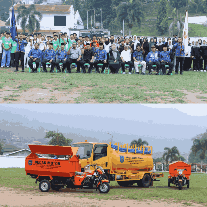 Wali Kota Riyanda Putra Lepas Kontingen Porprov Sekaligus Terima Bantuan CSR PTBA Berupa Mobil September Tinja dan 2 Bentor