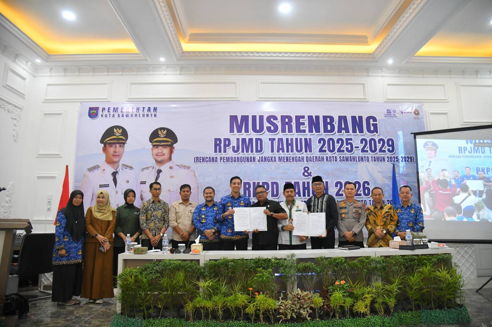 Wali Kota Sawahlunto pimpin Mus rembang RPJMD dan RKPD 2025 di Savannah Talawi