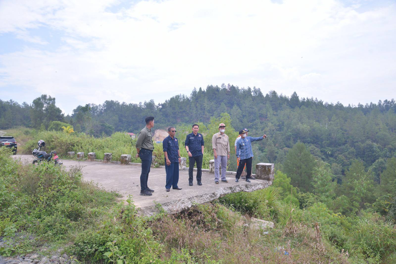 (Pj) Wali Kota Sawahlunto Fauzan Hasan, S.STP, M.Si, tinjau kawasan Tempat Pembuangan Akhir (TPA) Kayu Gadang