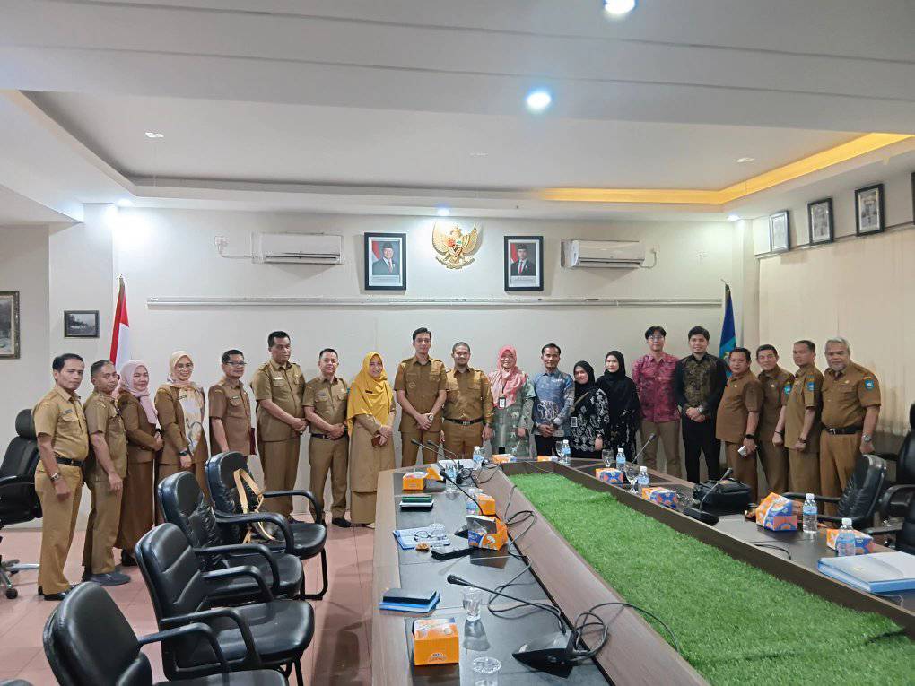 Wali Kota Sawahlunto Riyanda Putra bersama Wakil Wali Kota Jeffry Hibatullah audiensi dengan jajaran Badan Pemeriksa Keuangan (BPK) Wilayah Sumbar