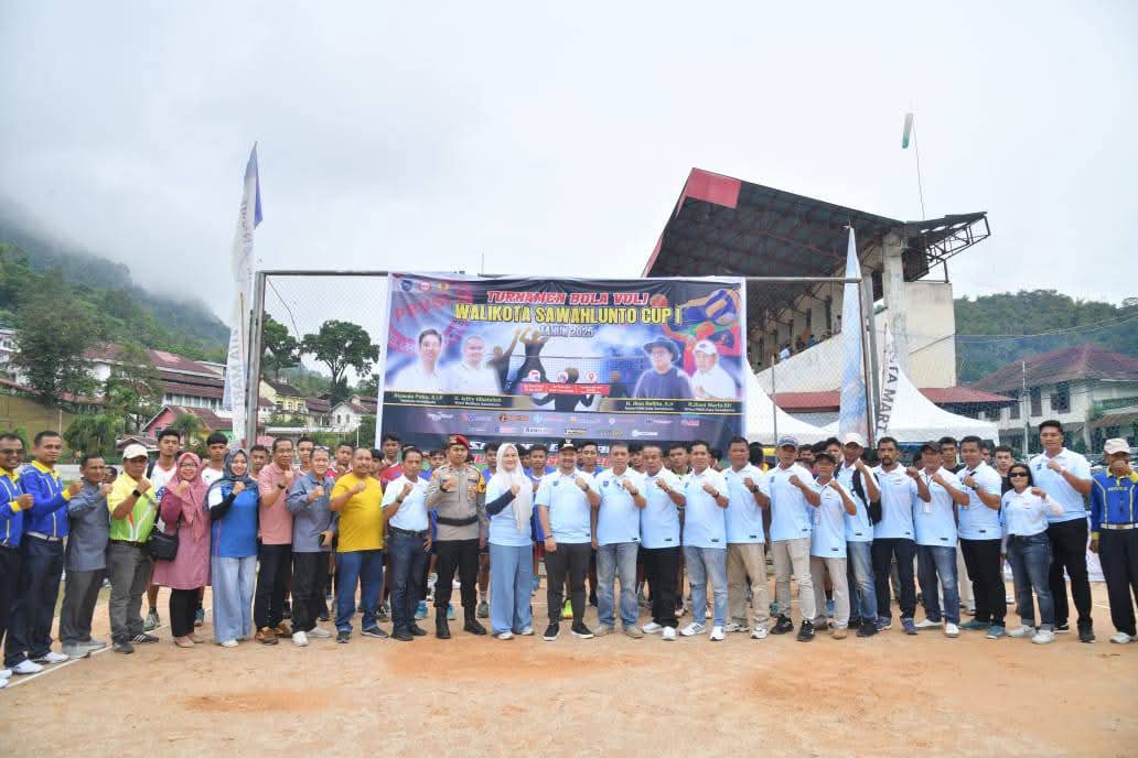 Wakil Wali Kota Sawahlunto Buka Turnamen Bola Voli Wali Kota Cup  1