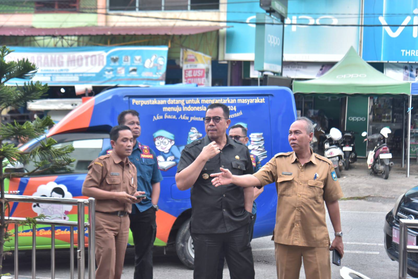 Penjabat (Pj) Wali Kota Sawahlunto Dr. Zefnihan, AP, M.Si, kunjungi  Perpustakaan Adinegoro  tinjau dan bahas rencana pengajuan proposal renovasi ke Perpusnas RI