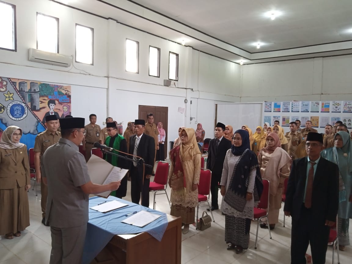 Pelantikan Kepala Sekolah di  Lingkungan Pemerintah Daerah Kota Sawahlunto
