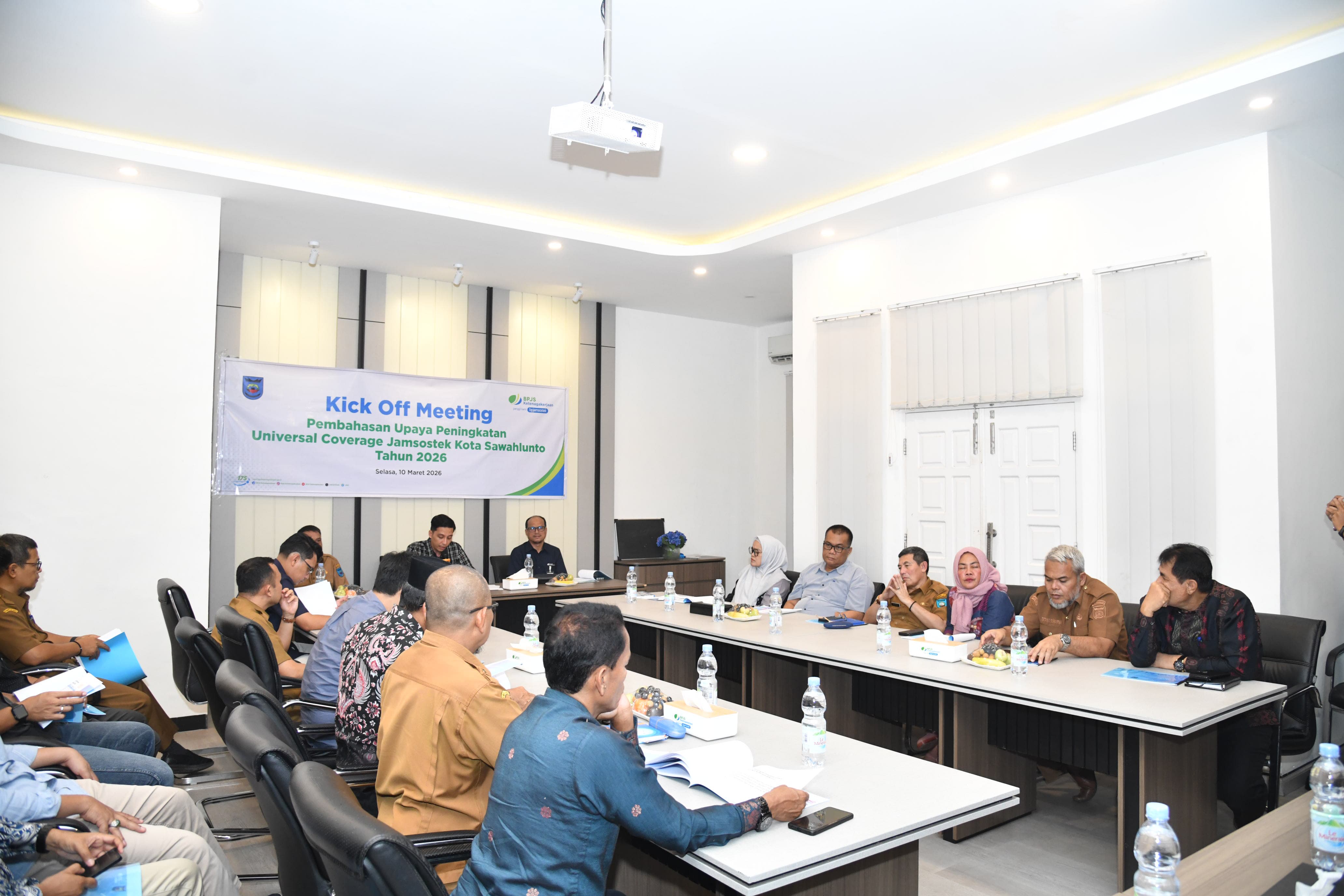 Kick Off Meeting BPJS Ketenagakerjaan dengan Pemerintah Kota Sawahlunto