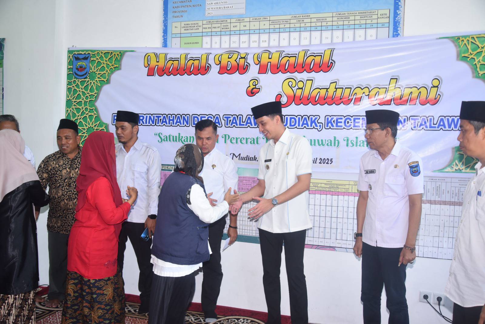 Wali Kota Sawahlunto Hadiri Halal Bi Halal di Desa Talawi Mudiak, Pererat Sinergi Pemerintah Kota dan Desa