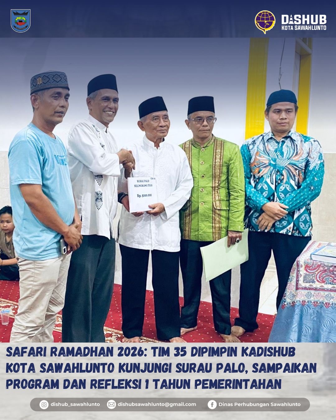 Safari Ramadhan 2026 Tim 35 dipimpin Kadishub Kota Sawahlunto