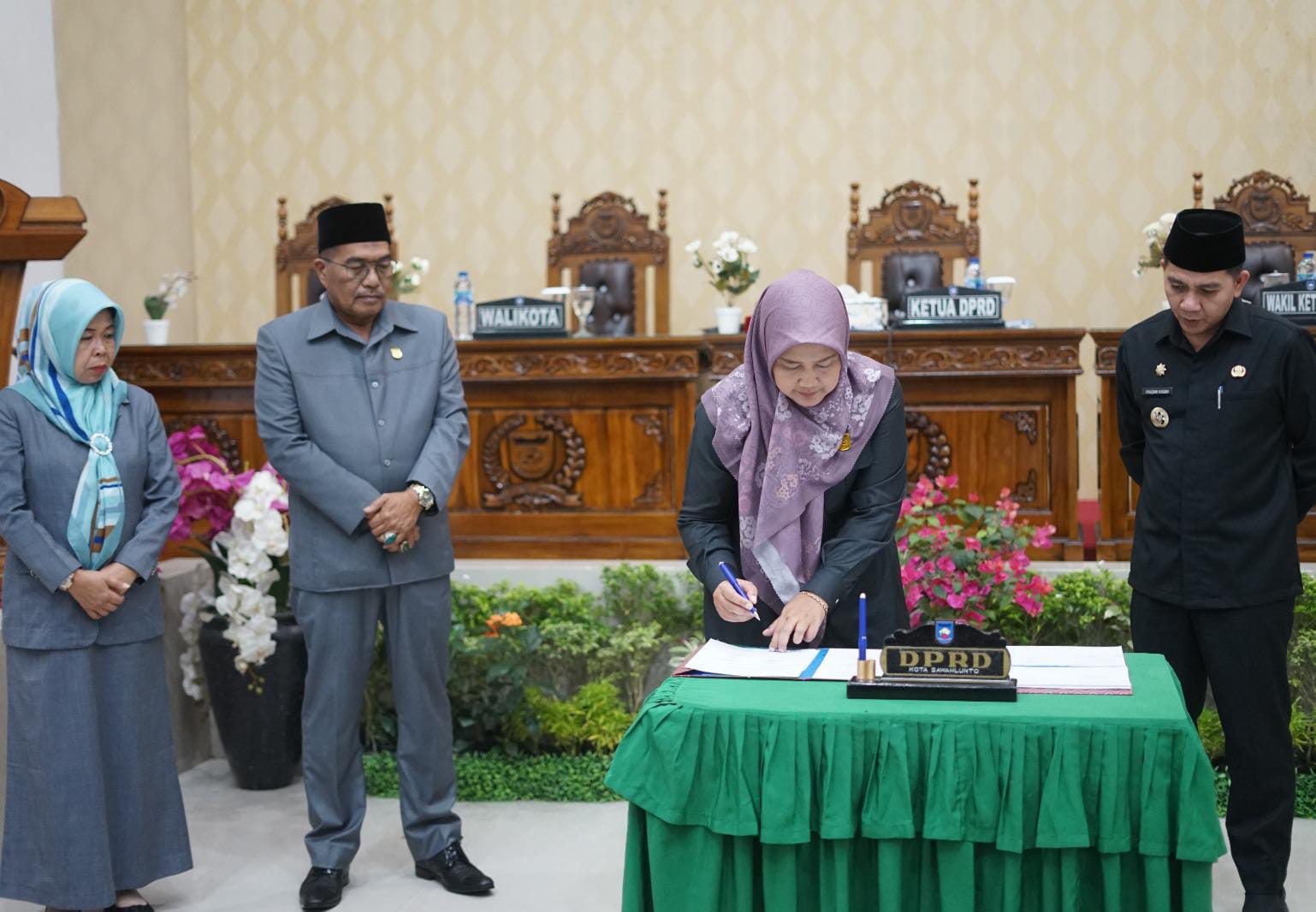 Ranperda Perubahan APBD Kota Sawahlunto Tahun Anggaran 2024 disahkan