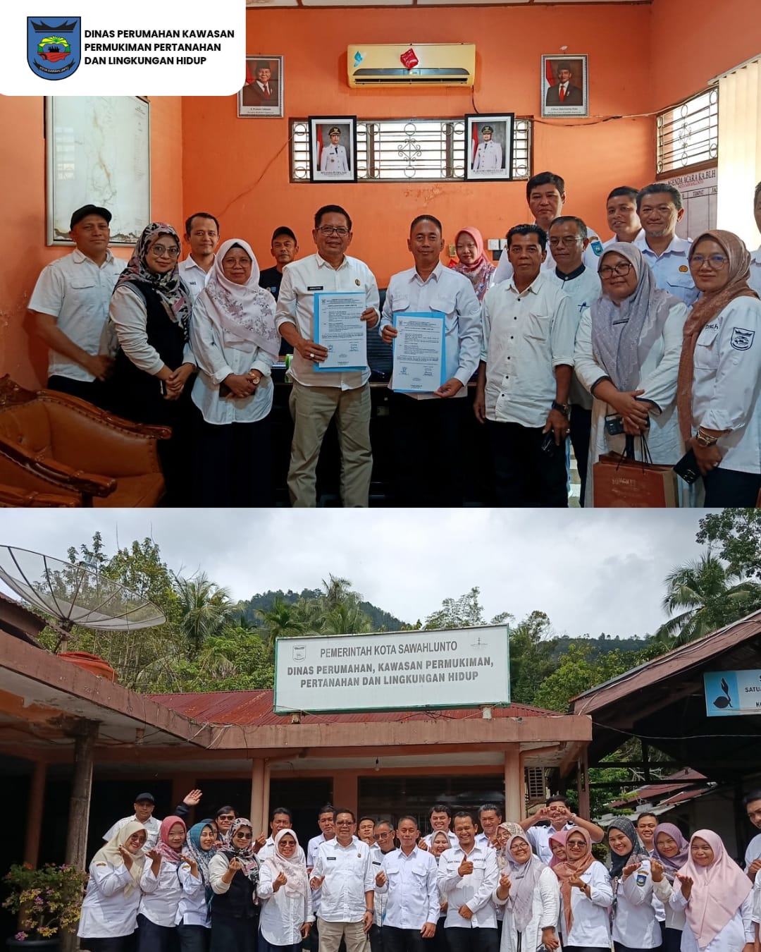 Sertijab Kepala Dinas PKP2LH Sawahlunto, Maizir, ST Resmi Gantikan Adrius Putra, S.Pt