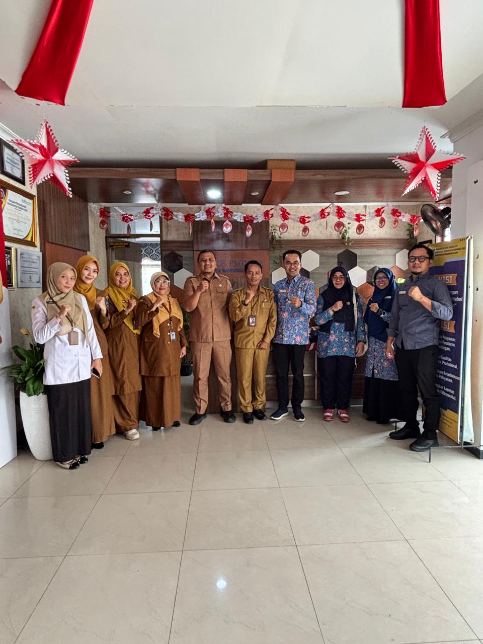 Tim Ombudsman RI perwakilan Padang, SUMBAR pada tanggal 11 Agustus 2026 dalam rangka pelaksanaan penilaian terhadap penyelenggaraan pelayanan publik