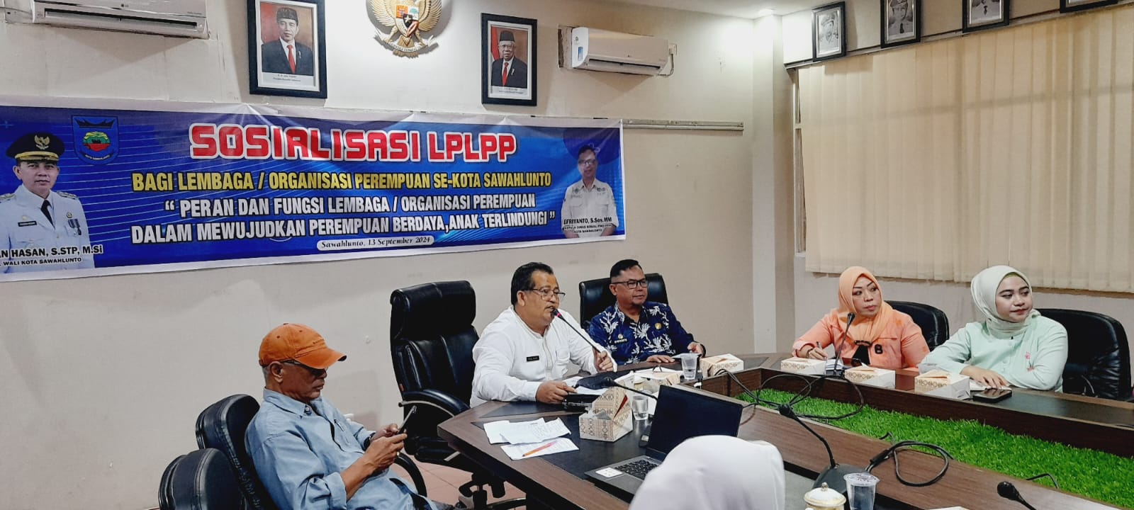 Sosialisasi LPLPP (Lembaga Penyedia Layanan Pemberdayaan Perempun) bagi Lembaga/Organisasi Pemberdayaan Perempuan di Kota Sawahlunto.