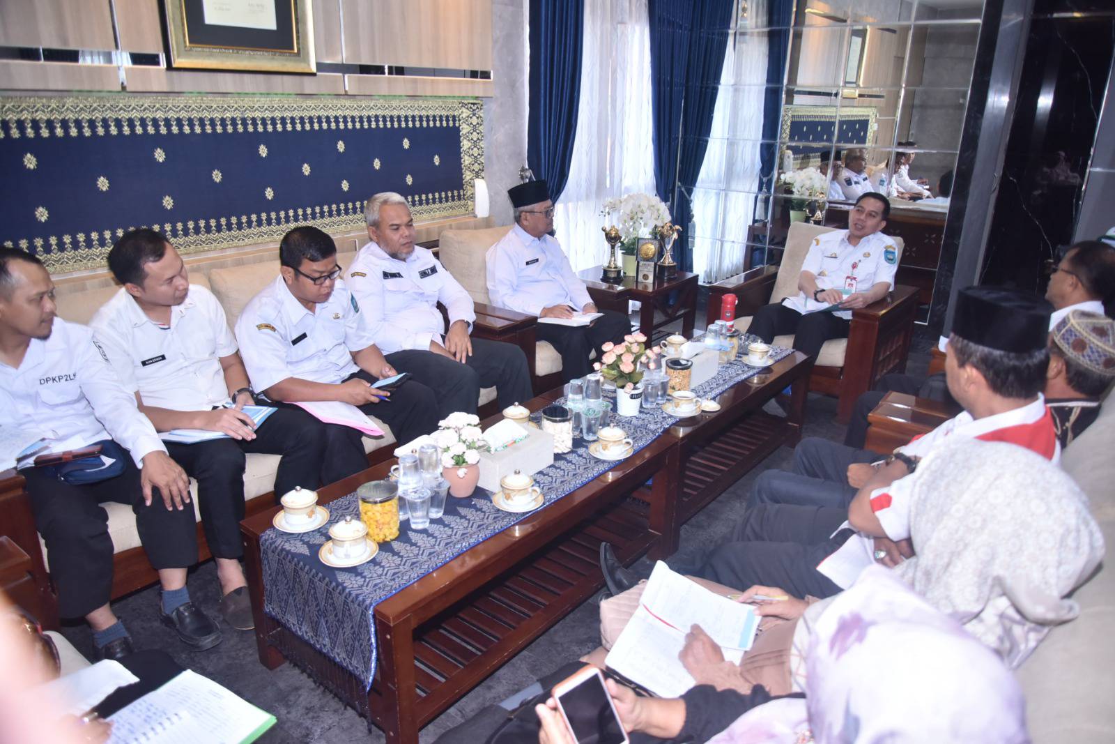 Kunjungan pengurus Dewan Koperasi Indonesia (Dekopinda) Kota Sawahlunto