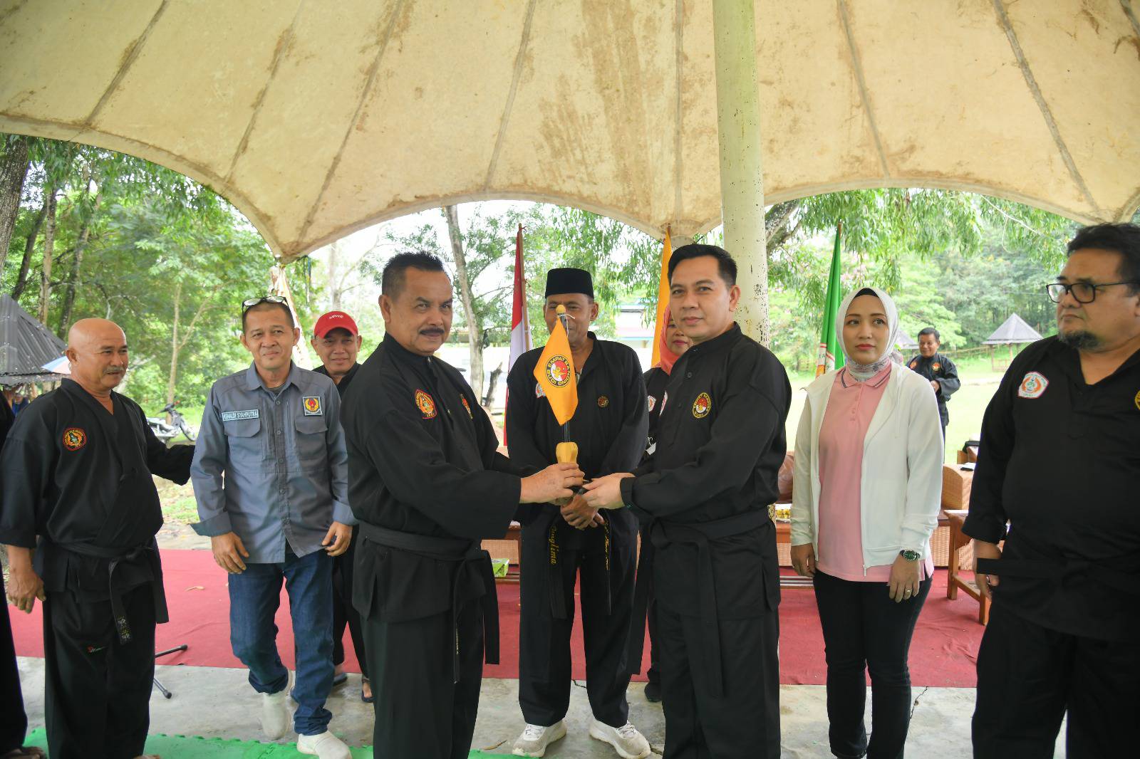 Pj Wali Kota Sawahlunto Fauzan Hasan, S.STP, M.Si, buka Medan Laga VIII perguruan silat Empat Banding Budi (Patbanbu) Nasional