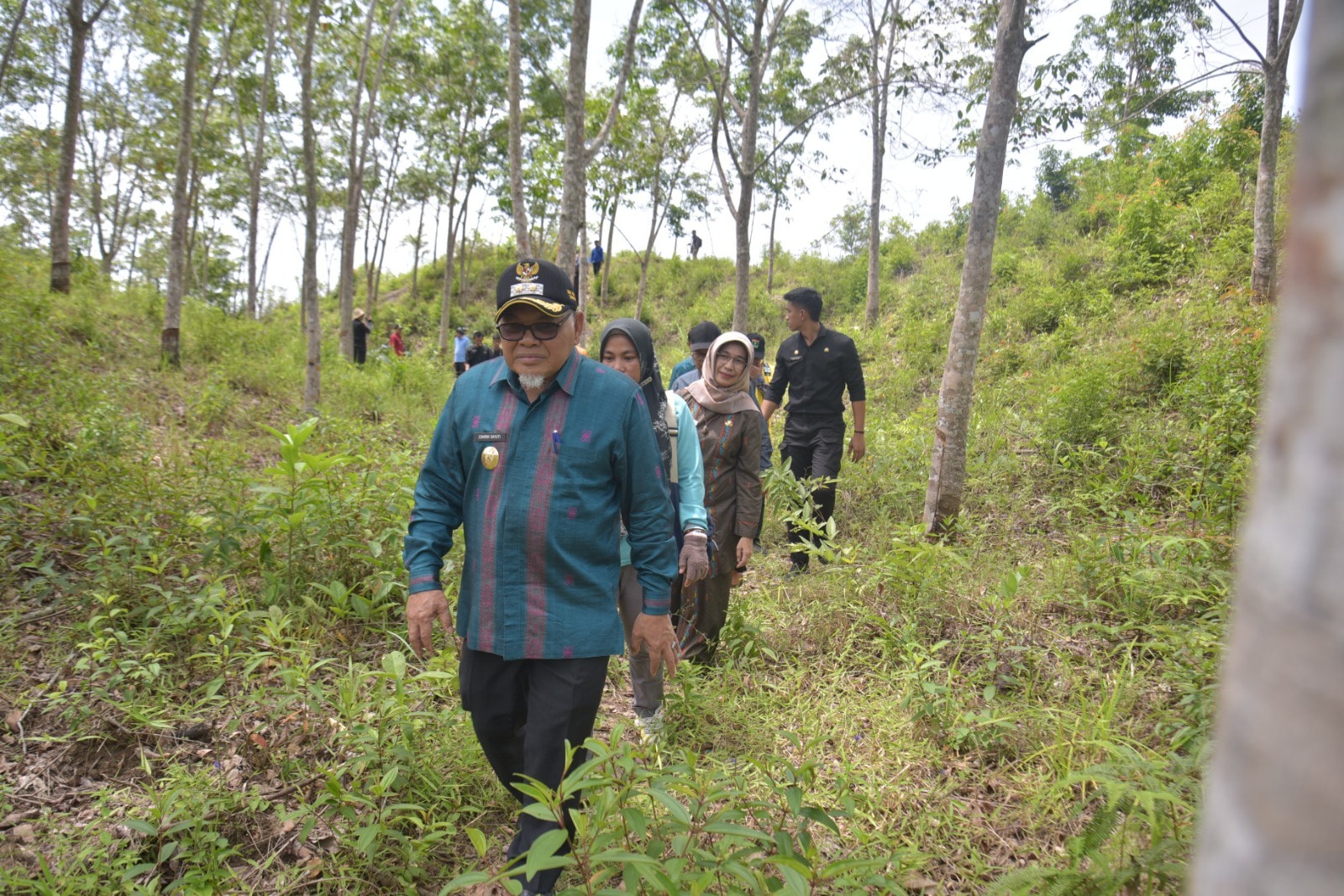 Kepala Bappeda dan Dinas SDA Lakukan Peninjauan Lapangan, Pemprov Sumbar Akan Bangun Embung di Desa Tumpuak Tangah Sawahlunto