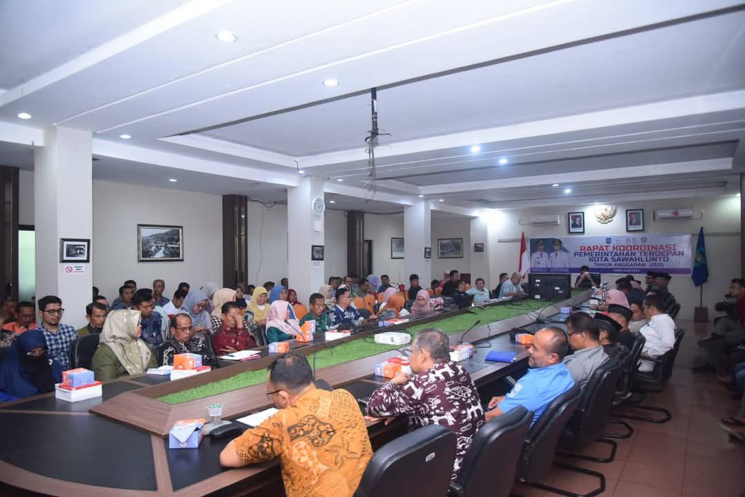 Wali Kota Sawahlunto Pimpin Rapat Koordinasi Pemerintahan Terdepan, Tegaskan Sinergi untuk Percepatan Pembangunan