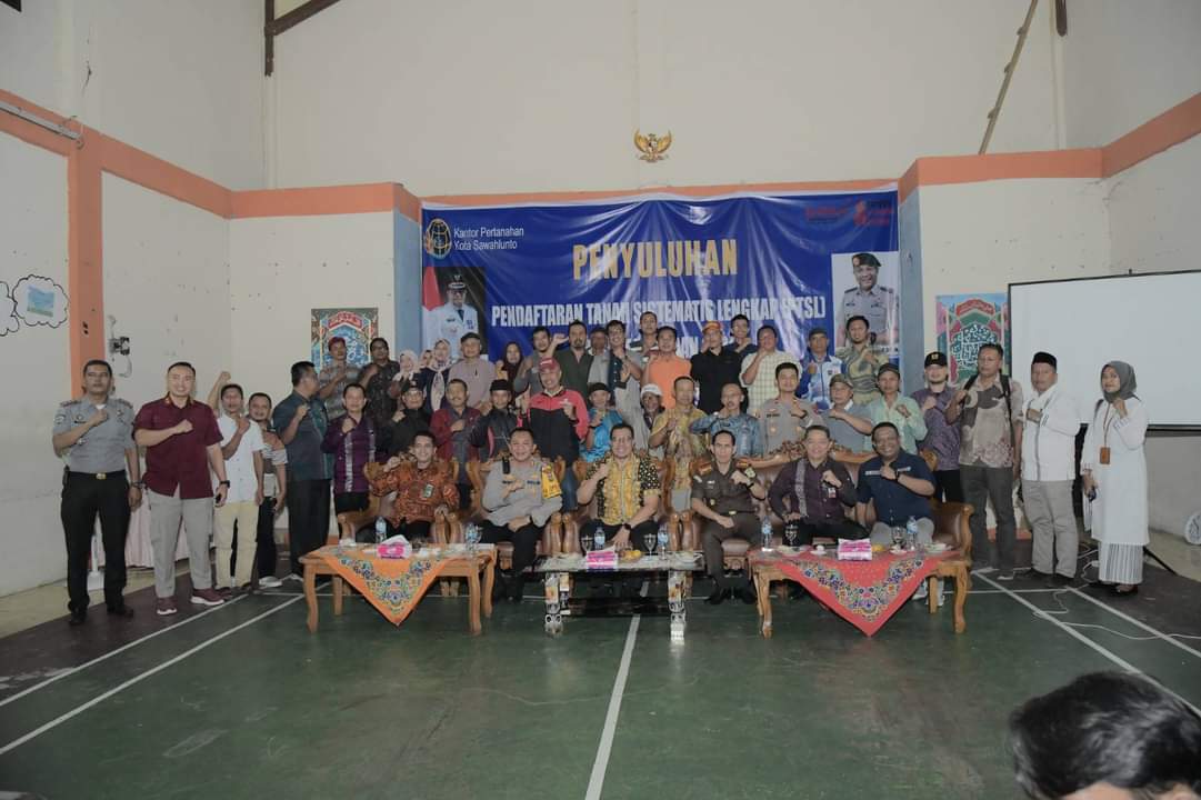Pj Walikota Zefnihan hadir dalam Sosialisasi  Pendaftaran  Tanah Sistematis Lengkap di Kecamatan Barangin