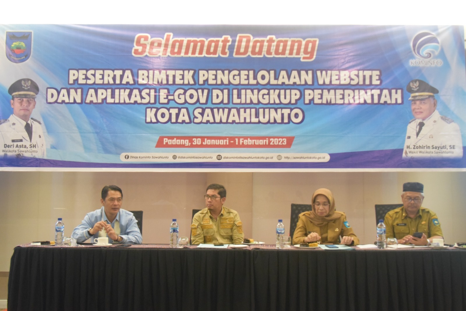 Gelar Bimtek Untuk Tenaga Pengelola, Pemko Sawahlunto Komitmen Optimalkan Pengelolaan Website dan Aplikasi E-Government