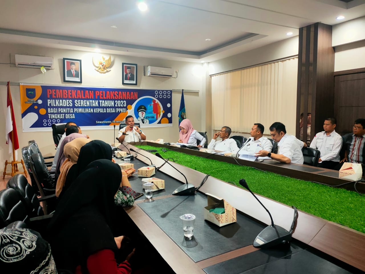 Panitia  Pilkades di Sawahlunto ikuti Pembekalan memahami ketentuan pemilihan Tahun 2023