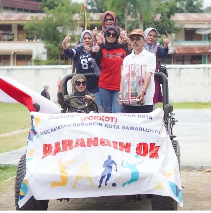Porkot Sawahlunto Sukses, Kecamatan Barangin Juara Umum