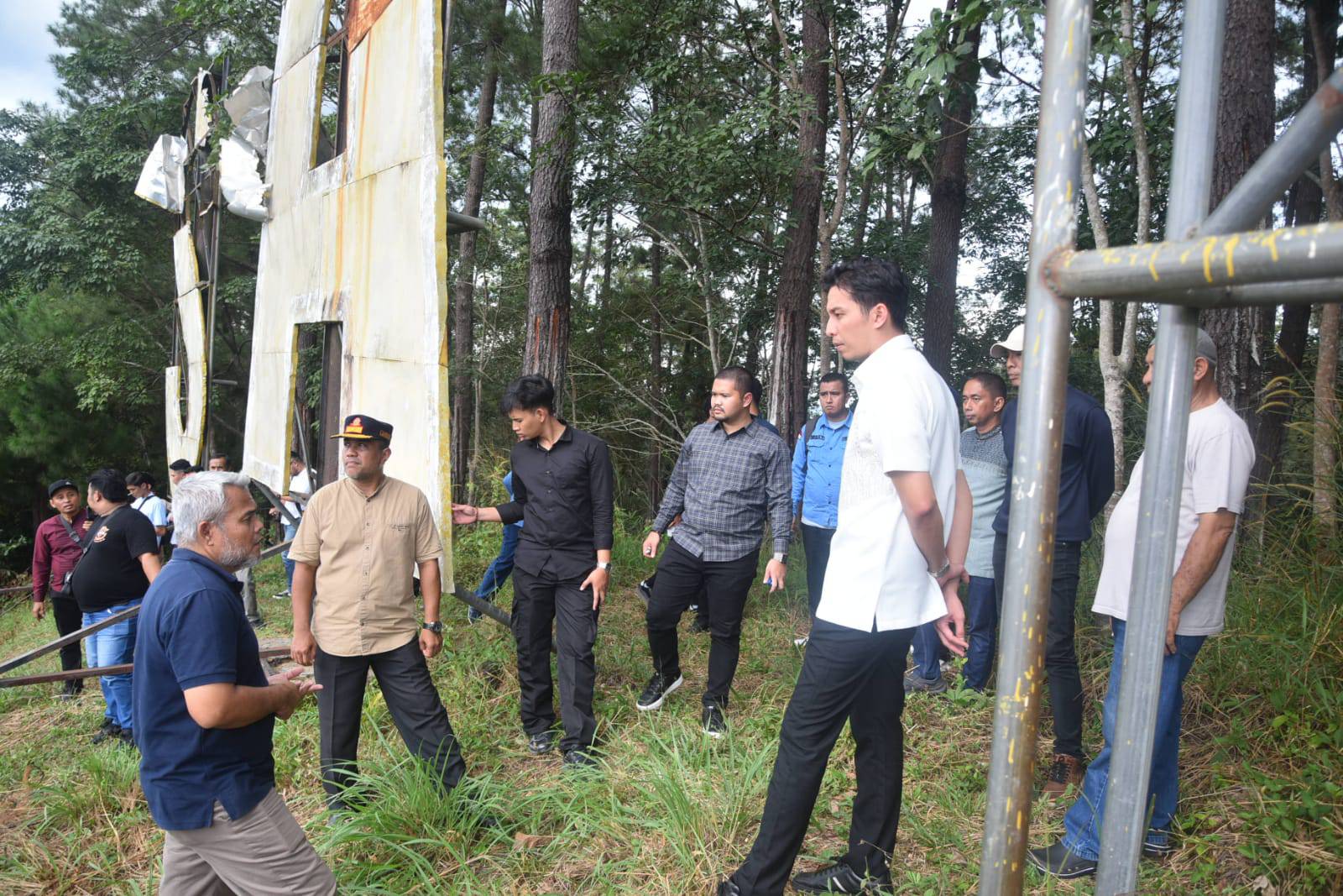 Wali Kota dan Wakil Wali Kota Sawahlunto Tinjau Progres Pengembangan Puncak Polan