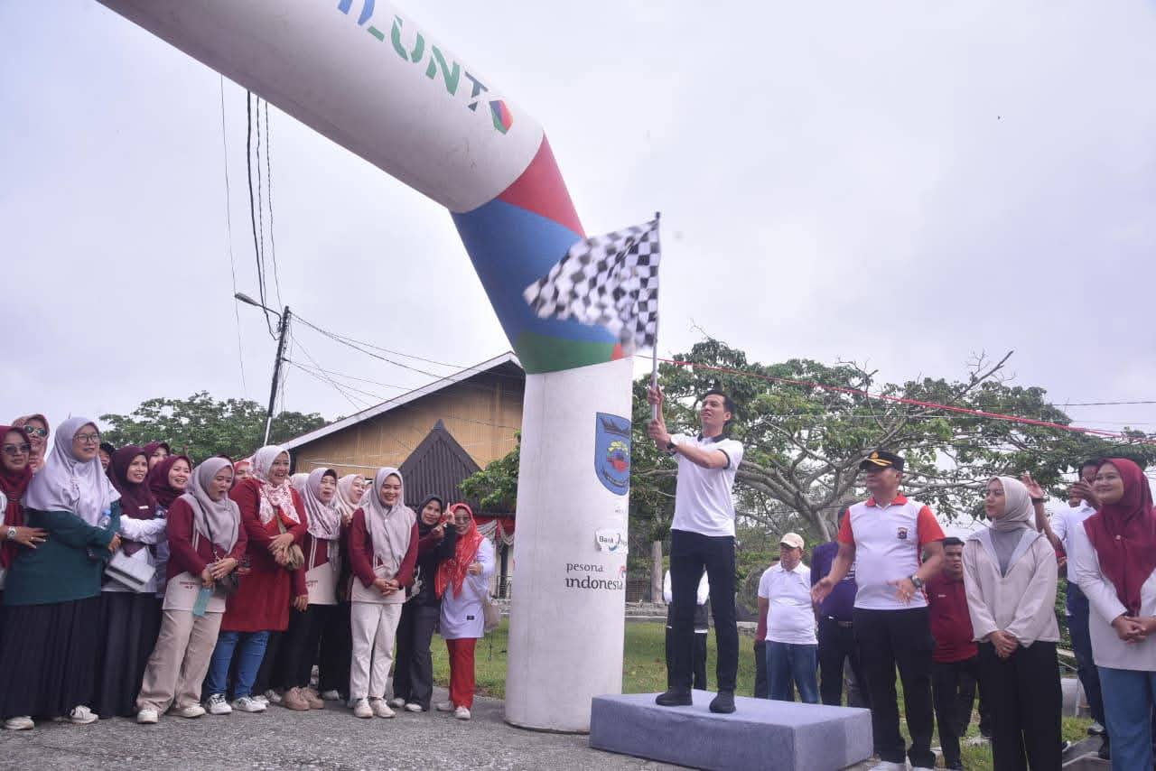 Wali Kota Sawahlunto Ikuti Jalan Santai dan Lomba Semarak HUT ke 80 RI