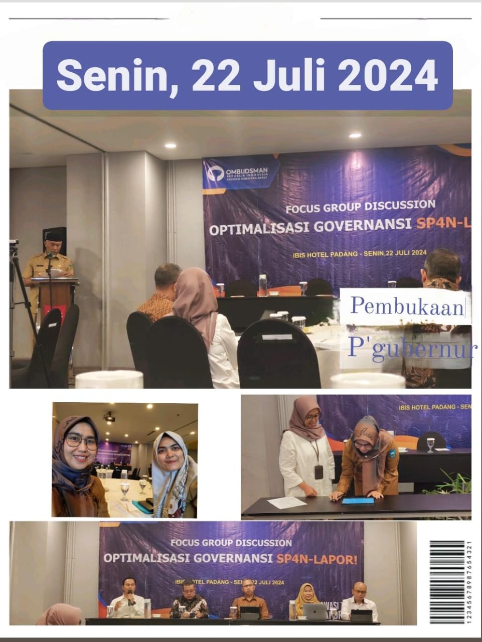 Focus Group Discussion Optimalisasi Governansi SP4N-LAPOR!