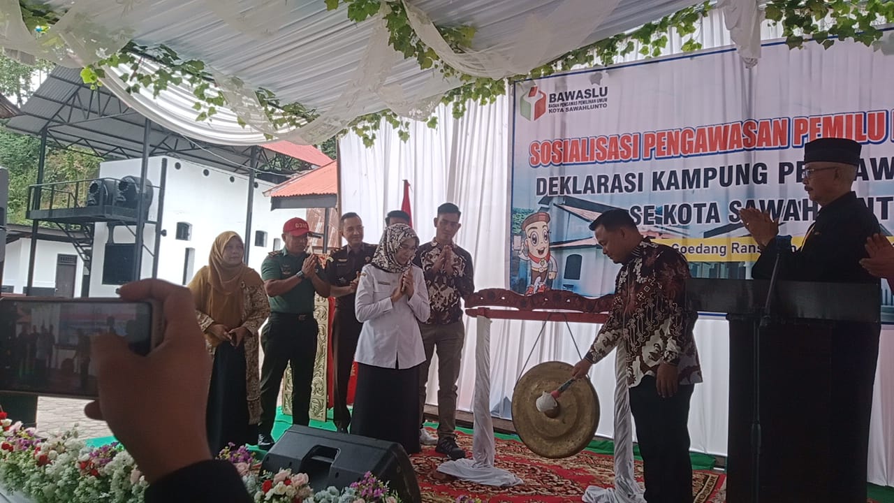 Deklarasi Kampung Pengawas Pemilu se-Kota Sawahlunto: Wujudkan Pemilu yang Partisipatif
