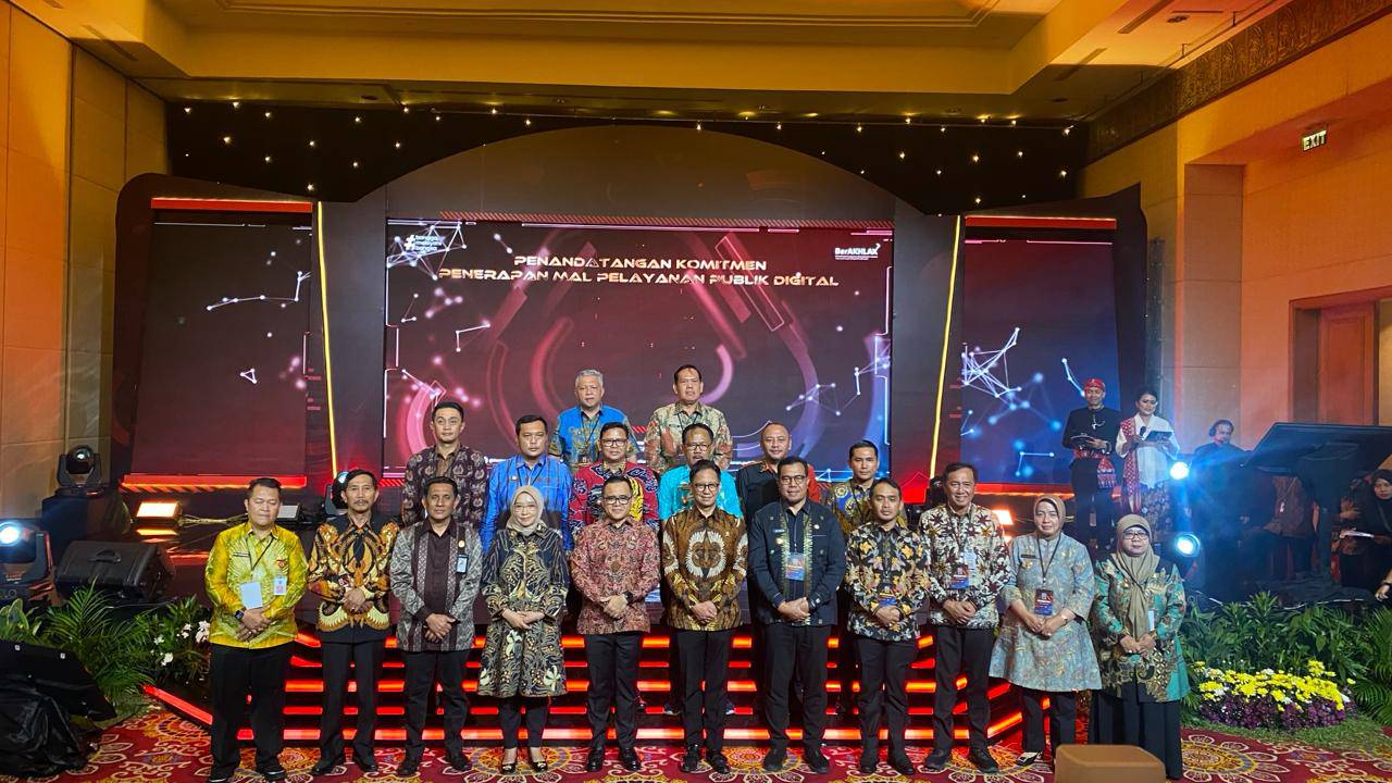 Penjabat (Pj) Wali Kota Sawahlunto Dr. Zefnihan, AP, M. Si ikuti  peresmian bersama 16 Mall Pelayanan Publik (MPP) di Jakarta