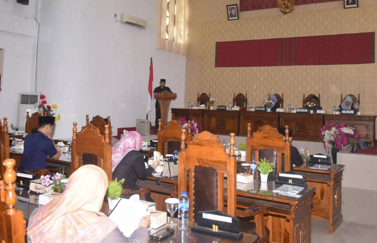 Wawako Sawahlunto Sampaikan Nota Pengantar Ranperda APBD 2024 dan RPJMD 2025–2029