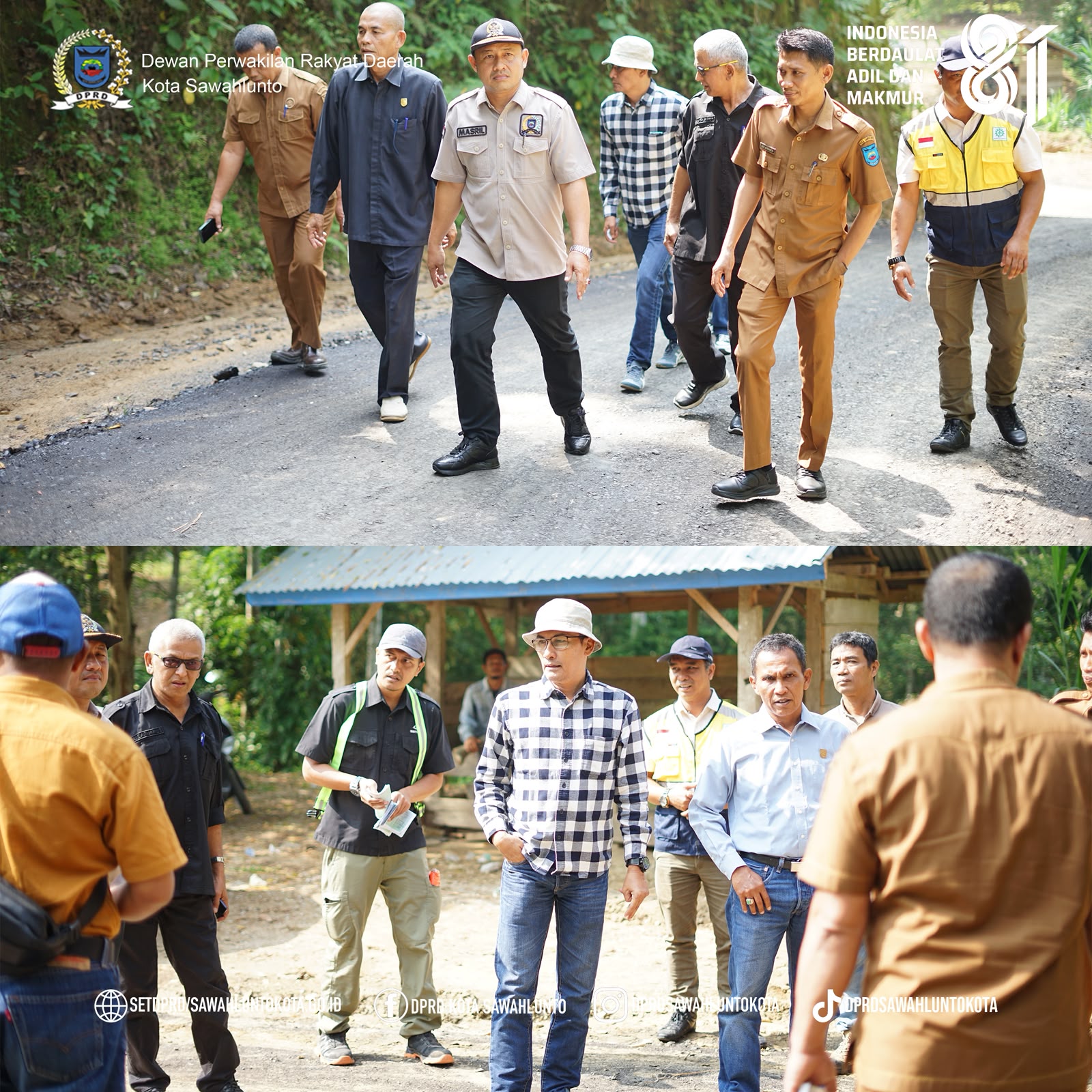 Turlap Komisi III DPRD Kota Sawahlunto : Bangun Jalan Lupa Drainase!