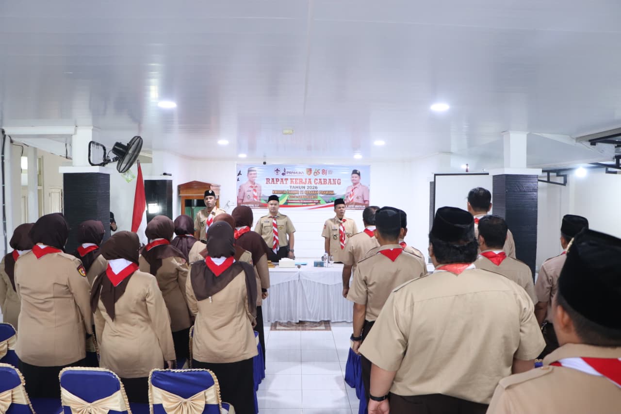 Kwarcab 11 Sawahlunto Mantapkan Program Kepramukaan melalui Rakercab 2026