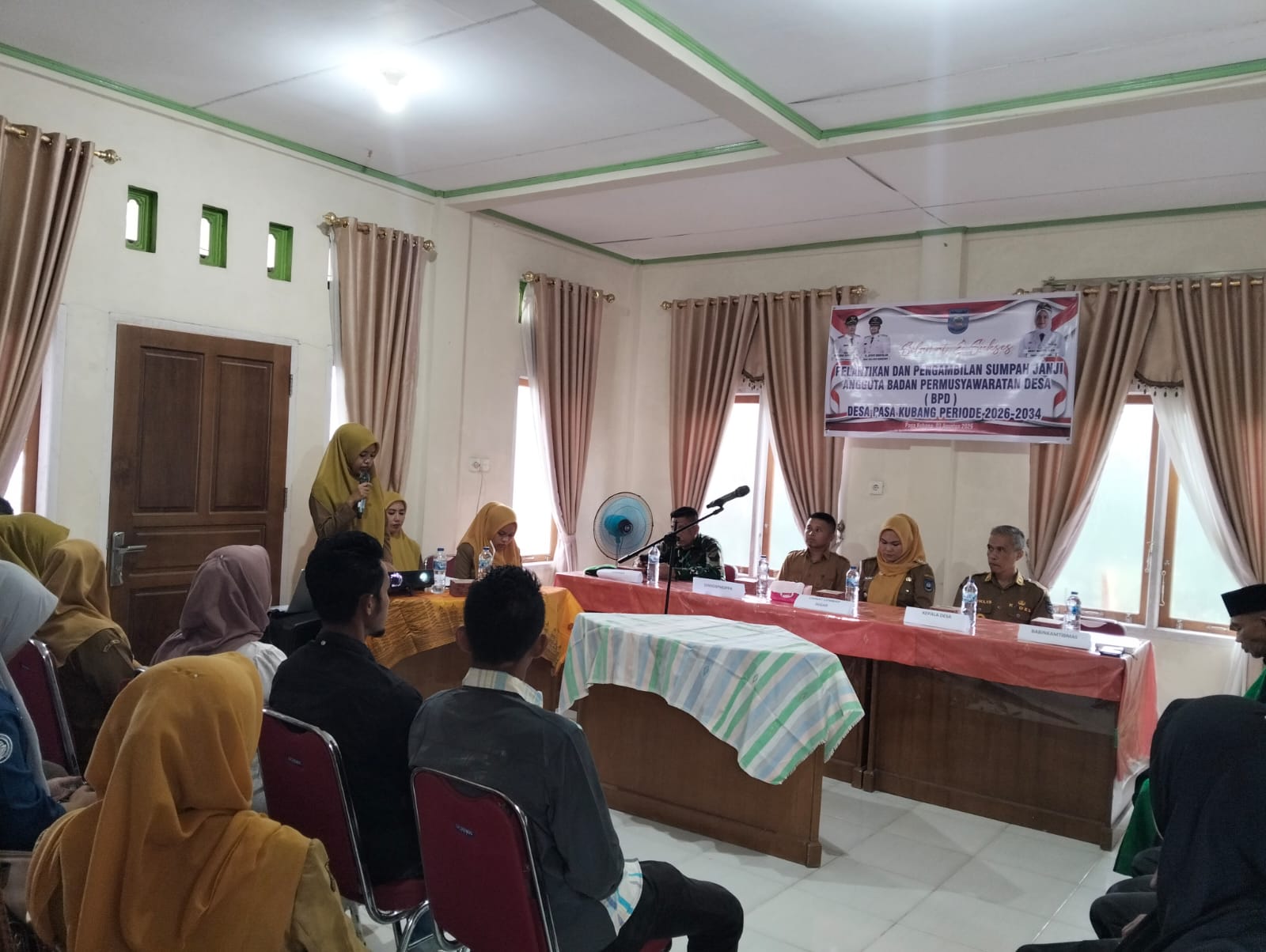 Rapat Koordinasi Pimpinan Pemerintahan Terdepan Kecamatan Lembah Segar di Kantor Lurah Pasar Kecamatan Barangin