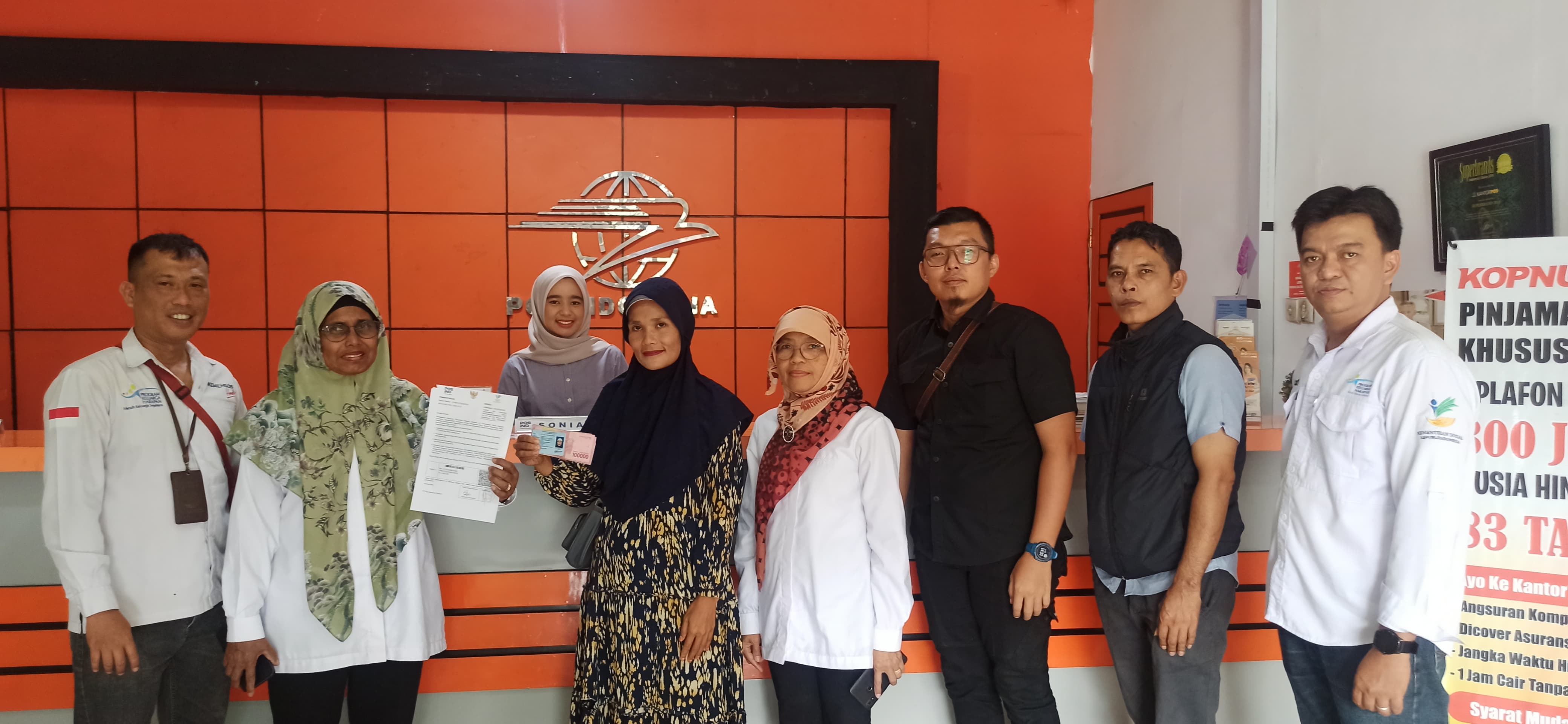 Penyaluran bantuan PENA( Pahlawan Ekonomi Nusantara ) tahap IV Kota Sawahlunto