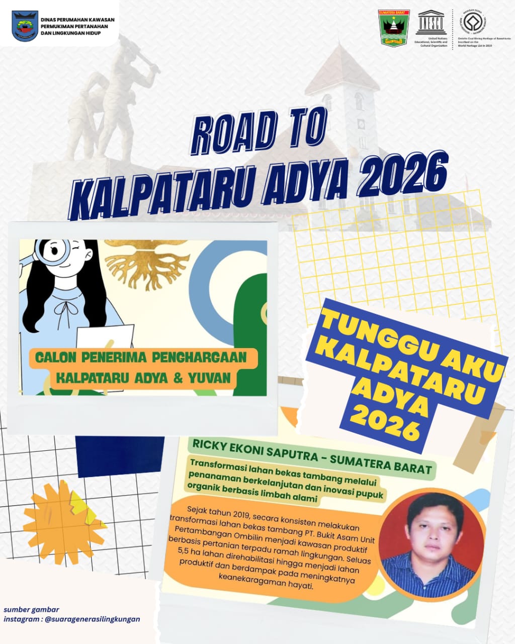 Menuju Kalpataru Adya 2026: "Riki Ekoni" Bawa Nama Sawahlunto dan Sumbar ke Kancah Nasional