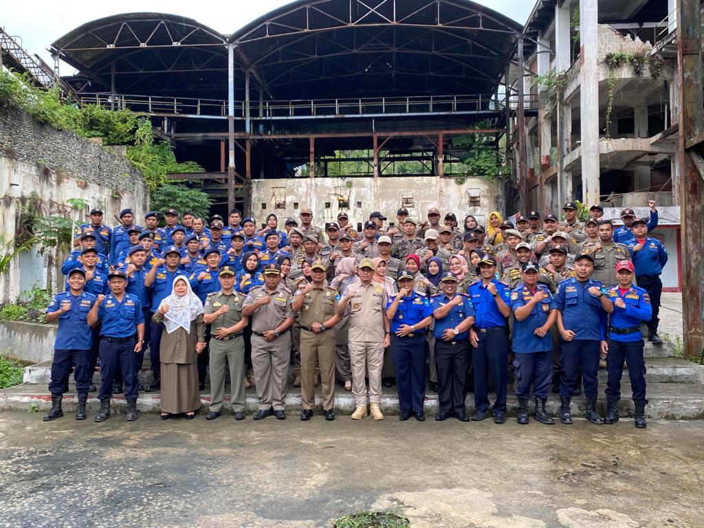 Apel Gabungan Pada Satpol PP dan Damkar Kota Sawahlunto